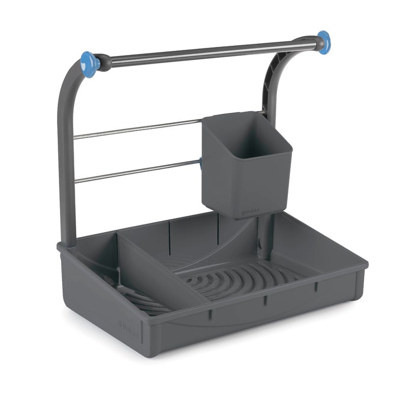 Polder Under Sink Storage Caddy, Kitchen and Bathroom Organization and Storage with Tray, Easy-to-Assemble, 16.75" x 10.5" x 16.5" - Image 1